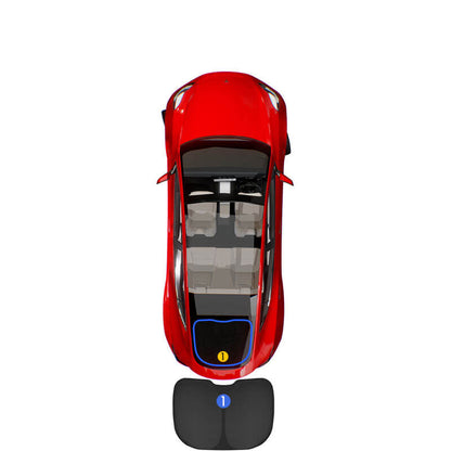 EVAAM® Privacy and Thermal Insulated Curtains for Model Y Accessories - rear sunshade