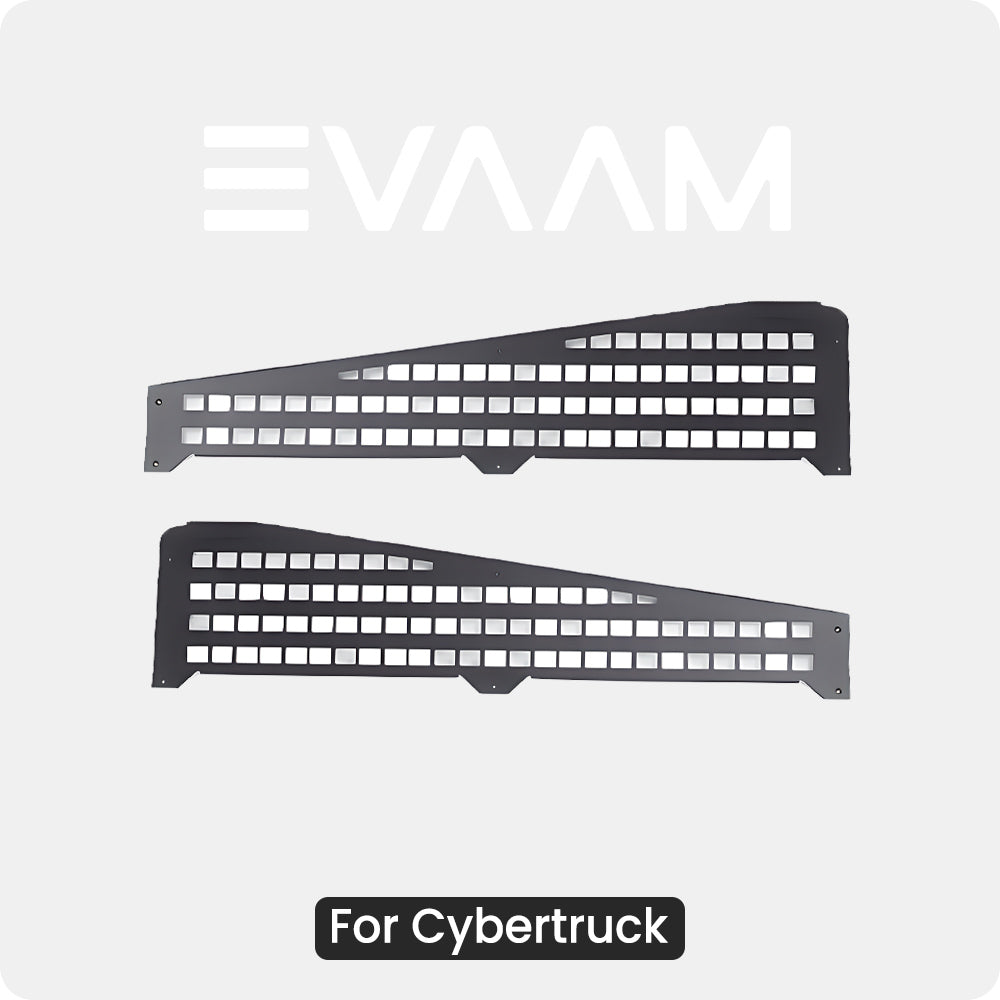 EVAAM®  Truck Bed L-Track Molle Panels for Cybertruck