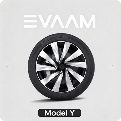 EVAAM® 19" Wheel Covers Hubcap for Tesla Model Y Juniper 2025+ (4pcs)