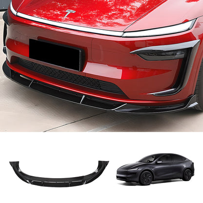 EVAAM® 3-Piece Front Lip Spoiler & Fog Light Trim for Tesla Model Y Juniper 2025+ - EVAAM