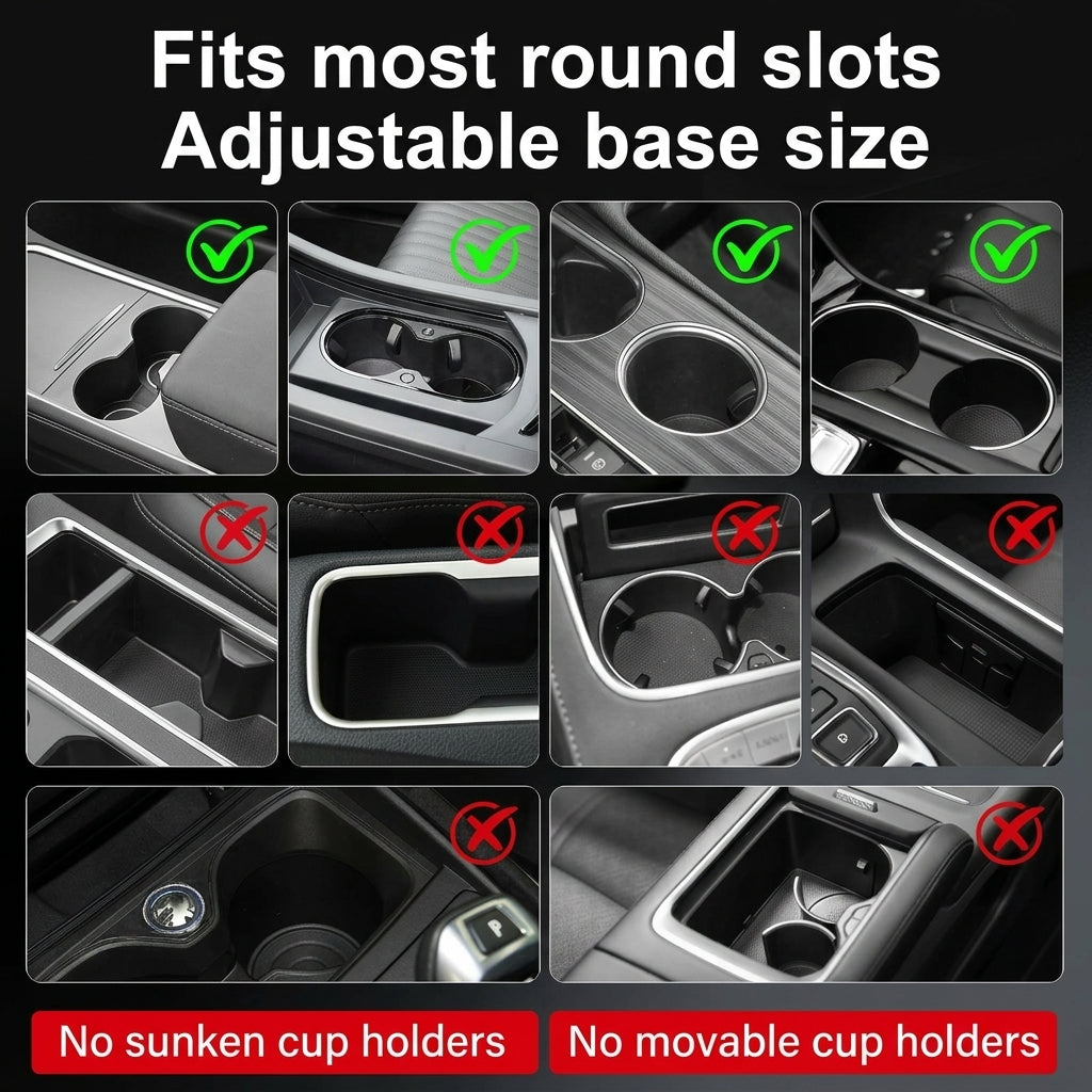 EVAAM® 360° Universal Cup Holder Tray Table for Tesla Model 3/Y/S/X