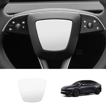 EVAAM® ABS Steering Wheel Center & V-Shape Trim for Tesla Model Y Juniper 2025+ / Model 3 Highland 2024+ - EVAAM