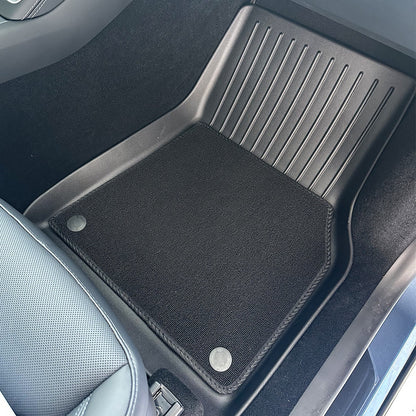 EVAAM® All-Weather TPE Floor Mats With Menis Blanket For Tesla Model Y Juniper 2025+ - EVAAM