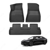 EVAAM® All Weather Floor Mats For Tesla 2024 Model 3 Highland