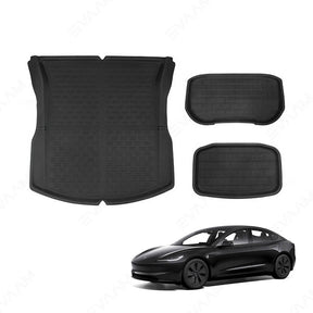 EVAAM® All Weather Floor Mats For Tesla 2024 Model 3 Highland