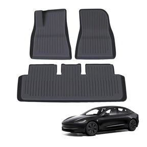 EVAAM® All Weather Floor Mats For Tesla 2024 Model 3 Highland