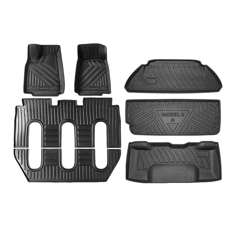 EVAAM® All Weather Floor Mats for Model X - EVAAM
