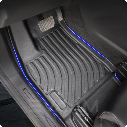 EVAAM® All Weather Floor Mats for Model X - tesla accessories floor mats