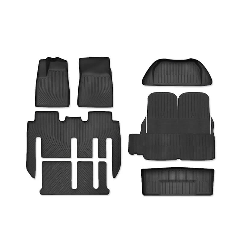 EVAAM® All Weather Floor Mats for Tesla Model X (2016-2023)