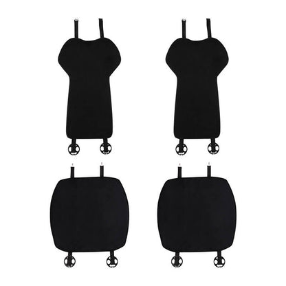 EVAAM® All Weather Seat Cover Front Rear Seat Cushion And Backrest for Model 3/Y - EVAAM