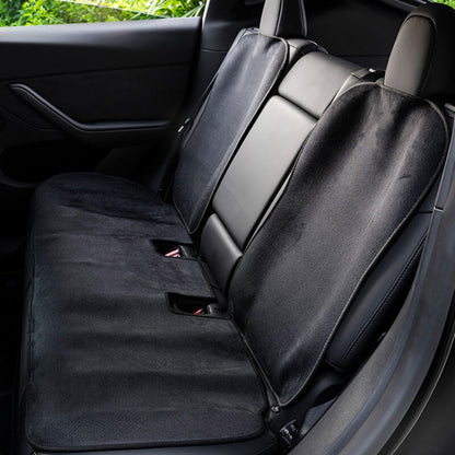 EVAAM® All Weather Seat Cover Front Rear Seat Cushion And Backrest for Model 3/Y - EVAAM