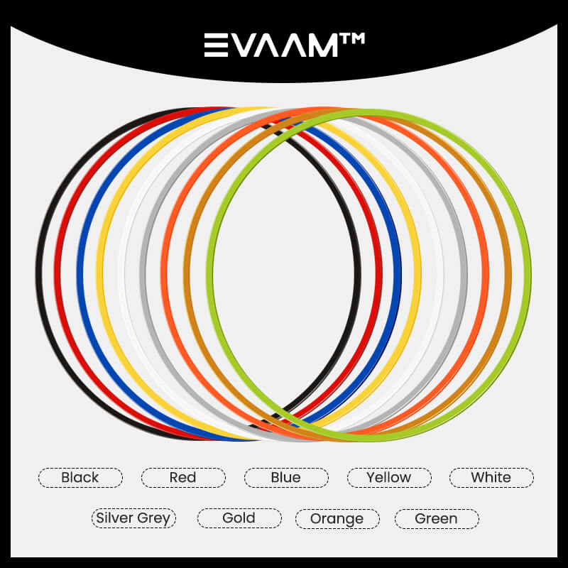 EVAAM® Aluminum Alloy Wheel Rim Protector For Tesla All Models (4 PCS) (2012-2023) for 18 inch/19 inch/20 inch/21 inch/22 inch