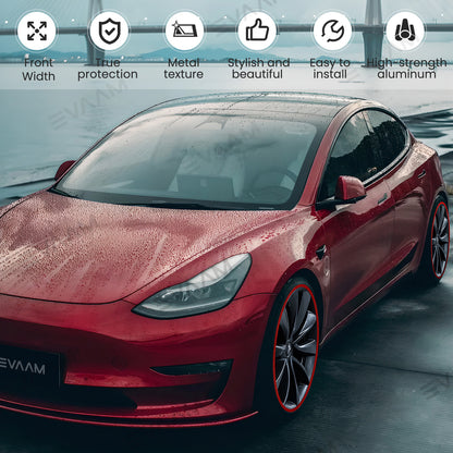 EVAAM® Aluminum Alloy Wheel Rim Protector Rim Case for Tesla All Models (4 PCS) (2012-2025) - EVAAM