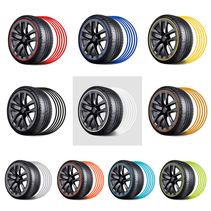 EVAAM® Aluminum Alloy Wheel Rim Protector Rim Case for Tesla All Models (4 PCS) (2012-2025) - EVAAM