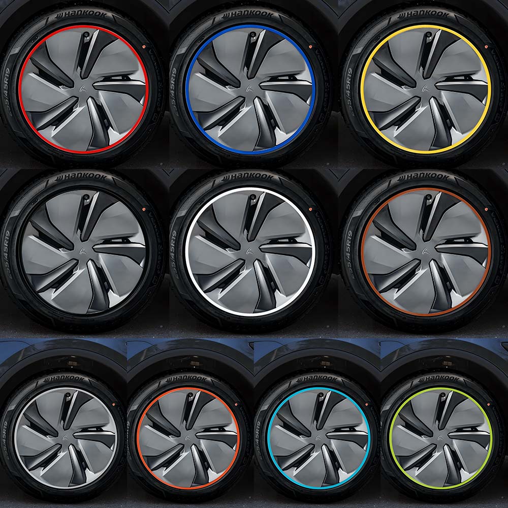 EVAAM® Aluminum Alloy Wheel Rim Protector Rim Case for Tesla Model Y Juniper 2025+ (4 PCS) - EVAAM