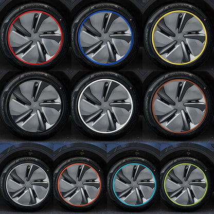 EVAAM® Aluminum Alloy Wheel Rim Protector Rim Case for Tesla Model Y Juniper 2025+ (4 PCS) - EVAAM