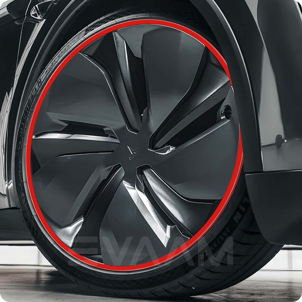 EVAAM® Aluminum Alloy Wheel Rim Protector Rim Case for Tesla Model Y Juniper 2025+ (4 PCS) - EVAAM