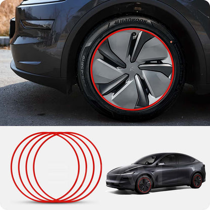 EVAAM® Aluminum Alloy Wheel Rim Protector Rim Case for Tesla Model Y Juniper 2025+ (4 PCS) - EVAAM