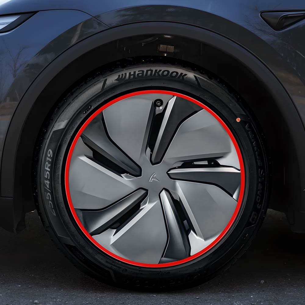 EVAAM® Aluminum Alloy Wheel Rim Protector Rim Case for Tesla Model Y Juniper 2025+ (4 PCS) - EVAAM