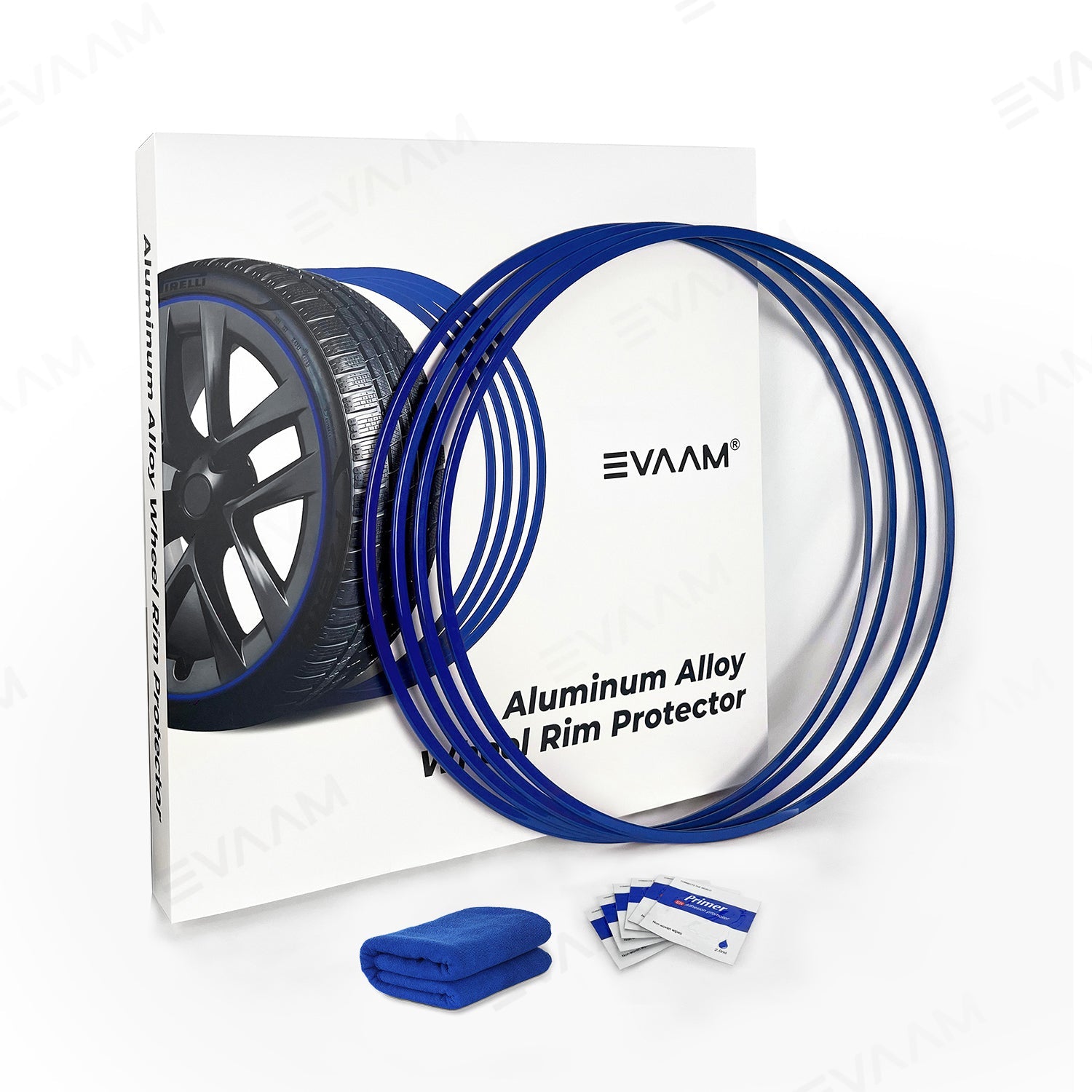 EVAAM® Aluminum Alloy Wheel Rim Protector (4 PCS) + Caliper Covers (4PCS) For Tesla Model 3/Y - EVAAM