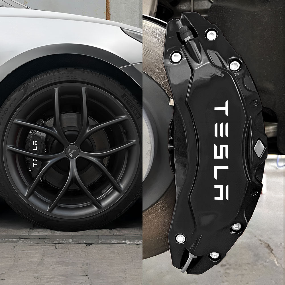 EVAAM® Aluminum Alloy Wheel Rim Protector (4 PCS) + Caliper Covers (4PCS) For Tesla Model 3/Y - EVAAM