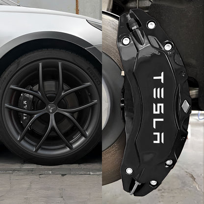 EVAAM® Aluminum Alloy Wheel Rim Protector (4 PCS) + Caliper Covers (4PCS) For Tesla Model 3/Y - EVAAM