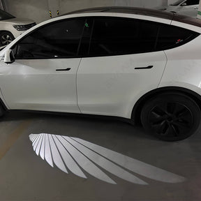 EVAAM® Angel Wing Mirror Light Projector For Tesla Model Y