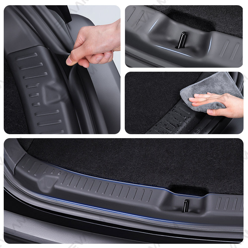 EVAAM® Anti-Scratch TPE Trunk Sill Protector Mat for Tesla Model Y Juniper 2025+ - EVAAM