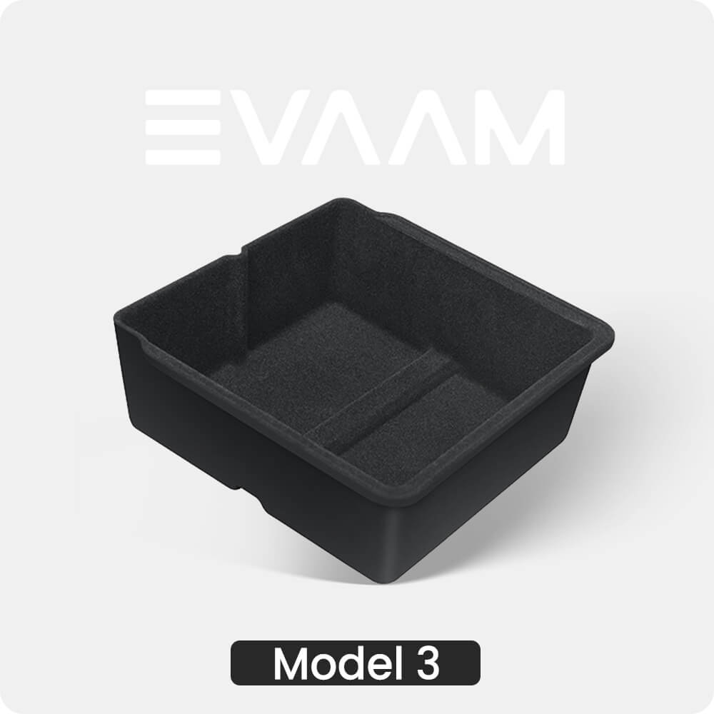 EVAAM® Armrest Storage Organizer Box for Tesla 2024 Model 3 Highland