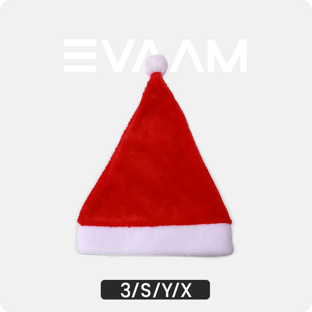 EVAAM® Baymax Headrest Christmas Hat Decoration Sticker for Tesla All Models