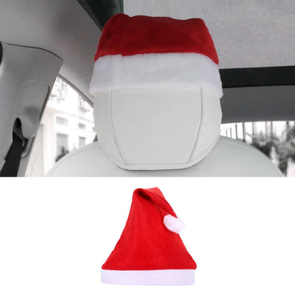 EVAAM® Baymax Headrest Christmas Hat Decoration Sticker for Tesla All Models