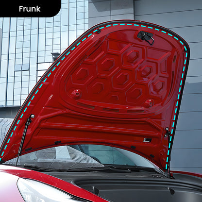 EVAAM® Car Door Seal Strip Kit Soundproof Rubber for Tesla Model S/3/X/Y - EVAAM