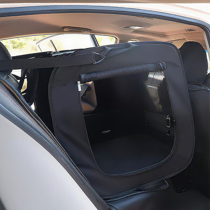 EVAAM® Car Rear Seat Dog Crate For Model 3/Y/S/X/Cybertruck - EVAAM