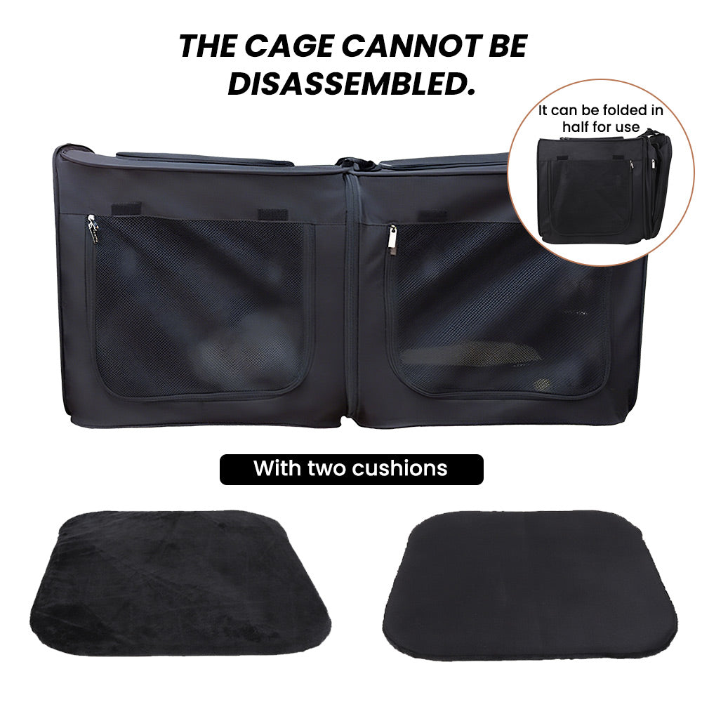 EVAAM® Car Rear Seat Dog Crate For Model 3/Y/S/X/Cybertruck