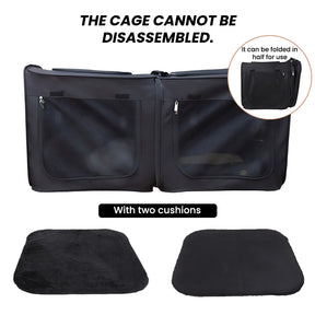 EVAAM® Car Rear Seat Dog Crate For Model 3/Y/S/X/Cybertruck