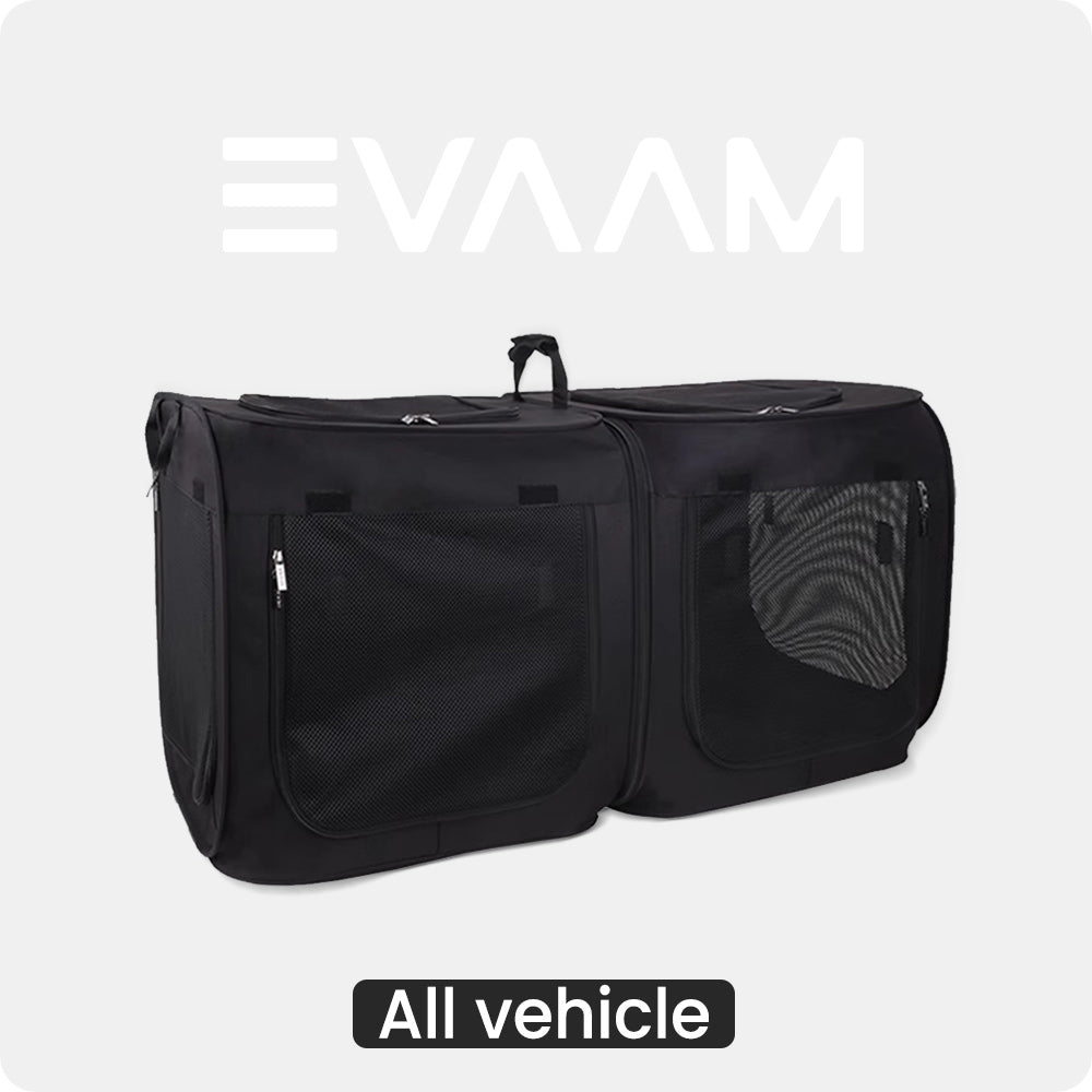 EVAAM® Car Rear Seat Dog Crate For Model 3/Y/S/X/Cybertruck