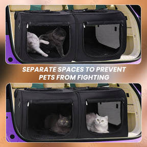 EVAAM® Car Rear Seat Dog Crate For Model 3/Y/S/X/Cybertruck