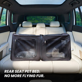 EVAAM® Car Rear Seat Dog Crate For Model 3/Y/S/X/Cybertruck