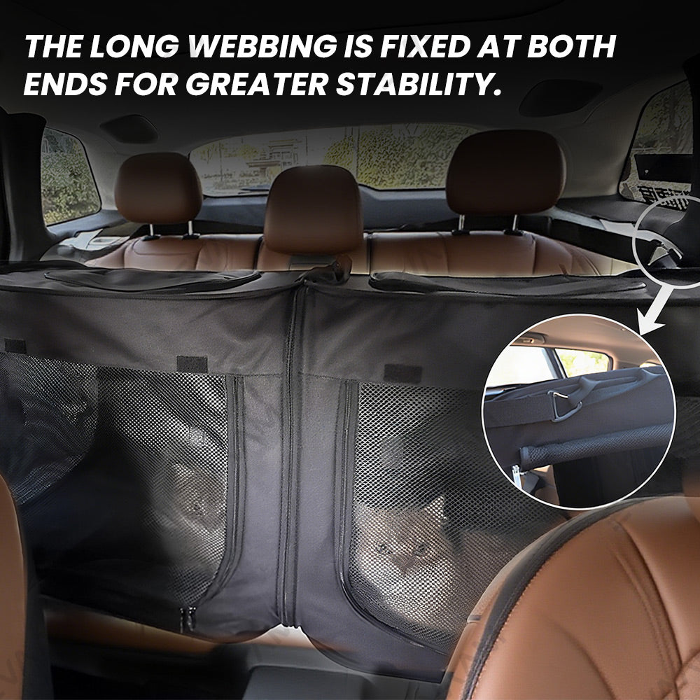 EVAAM® Car Rear Seat Dog Crate For Model 3/Y/S/X/Cybertruck - EVAAM