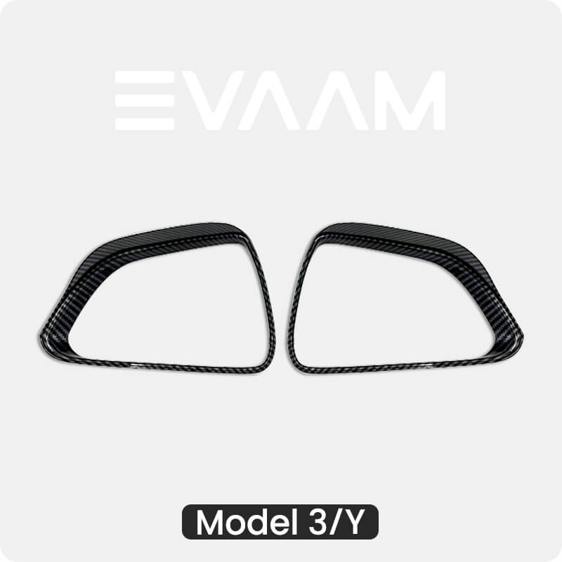 EVAAM™ Car Rearview Mirror Rain Eyebrow for Model 3/Y Accessories - EVAAM