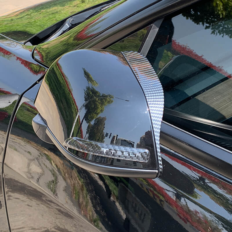 EVAAM® Car Rearview Mirror Rain Eyebrow for Model 3/Y Accessories