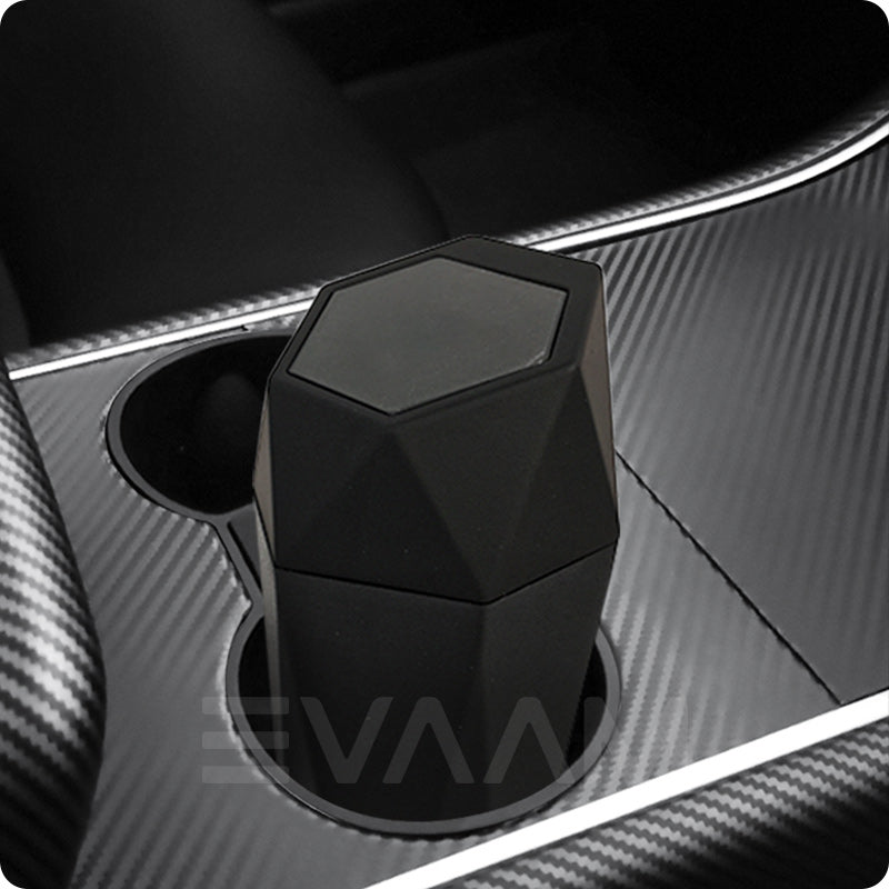 EVAAM® Car Trash Can With Lid for Tesla