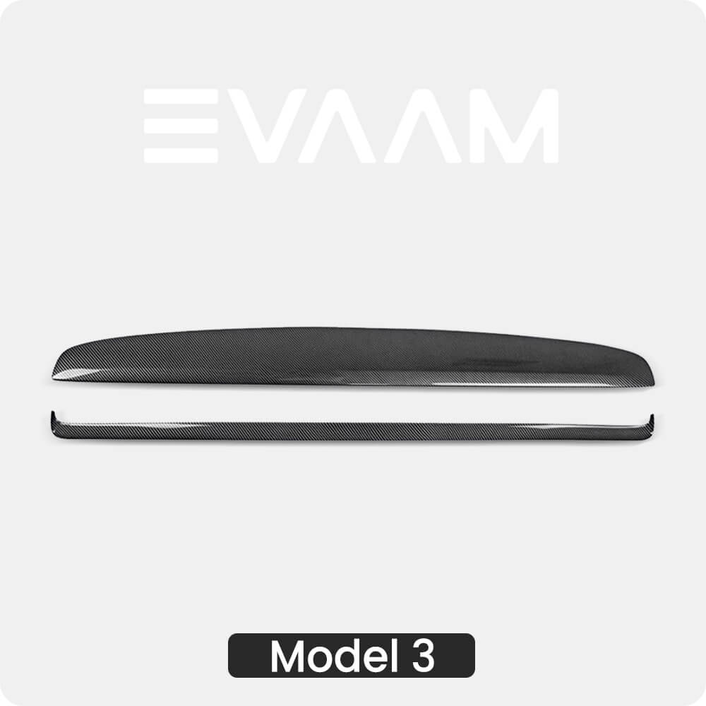 EVAAM® Carbon Fiber Pattern Dashboard Cover For 2024 Model 3 Highland