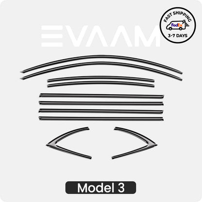EVAAM® Chrome Delete Kit for Model 3Y Accessories