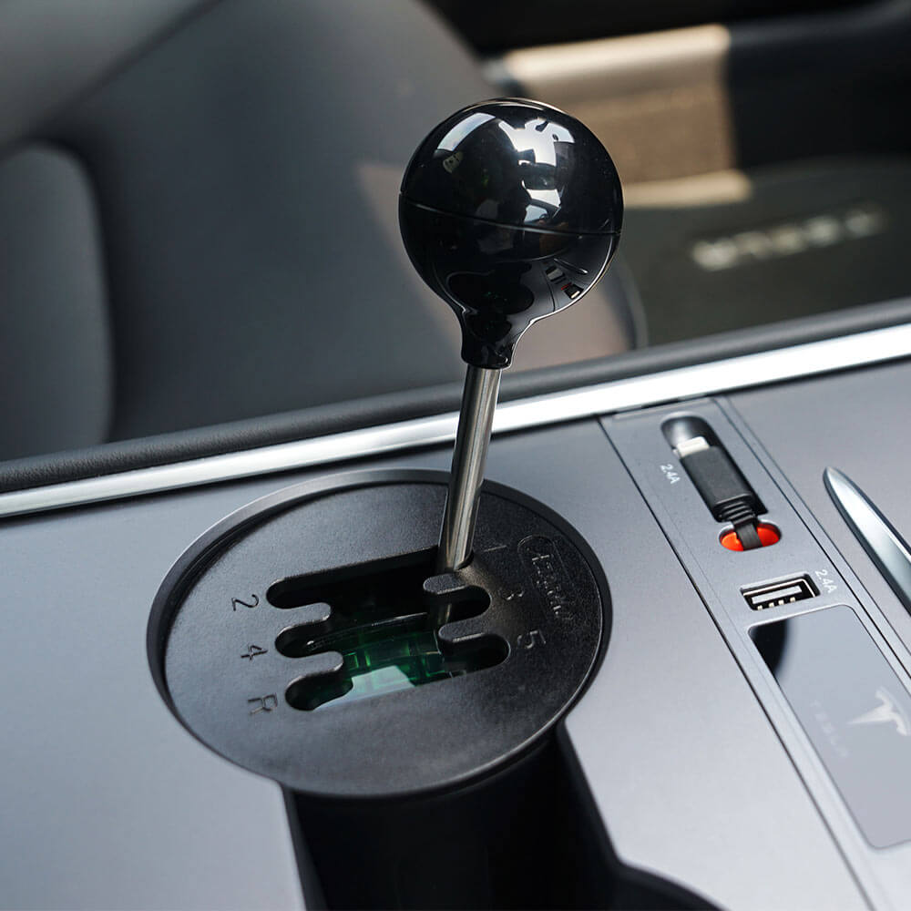 EVAAM® Cup Holder Decorative Shift Lever For Tesla Model 3/Y