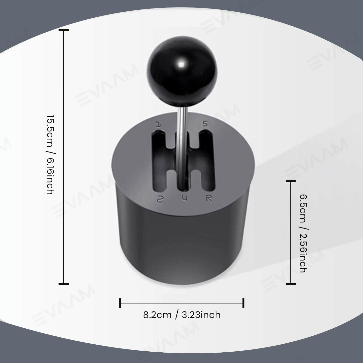 EVAAM® Cup Holder Decorative Shift Lever For Tesla Model 3/Y