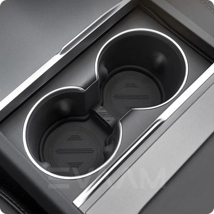 EVAAM® Cup Holder Storage Box For Tesla 2024 Model 3 Highland