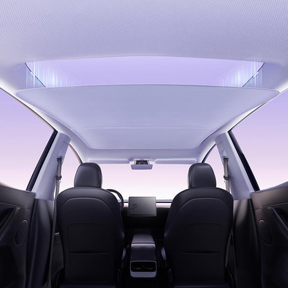 EVAAM® Double-layer Magnetic Glass Roof Sunshade For Tesla Model Y Juniper 2025+ - EVAAM