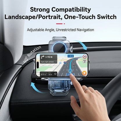 EVAAM® Electric Rotating Wireless Charging Phone Holder for Tesla Model 3 Highland 2024+/Model Y Juniper 2025+ - EVAAM