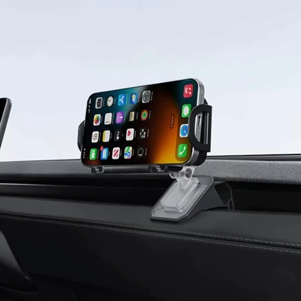 EVAAM® Electric Rotating Wireless Charging Phone Holder for Tesla Model 3 Highland 2024+/Model Y Juniper 2025+ - EVAAM